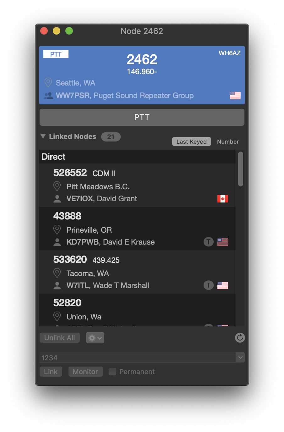 Transceive macOS application